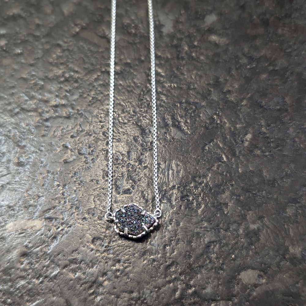 Kendra Scott Multicolor Druzy Necklace